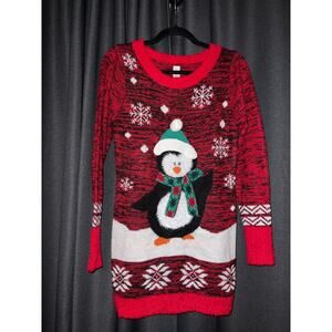 Ugly Christmas Sweater Xmas Size Small Penguin